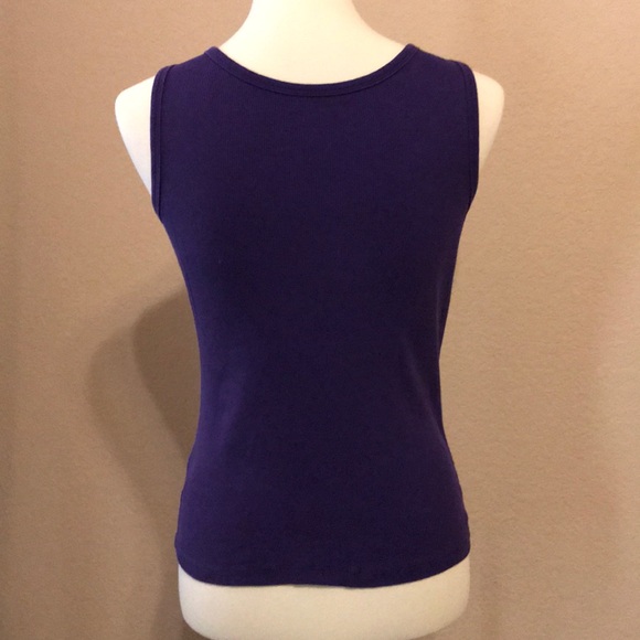 Purple tank top NWOT - Picture 2 of 2